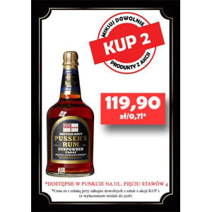 Pusser's Gunpowder Proof British Navy Rum