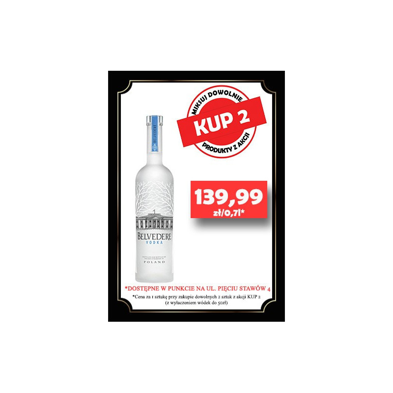 Belvedere Organic 0,7l