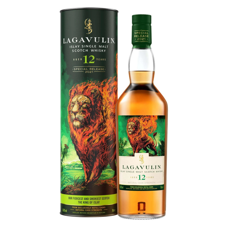 12-letnie wyrażenie nawiązuje do Lagavulina jako króla Islay.