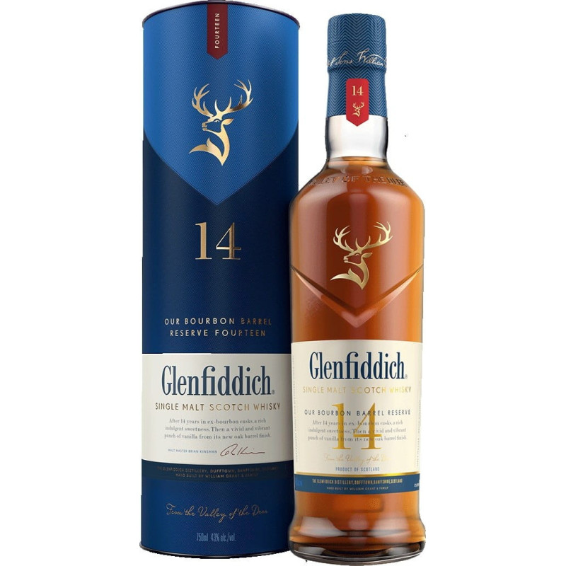 Glenfiddich 14YO Bourbon Barrel Reserve