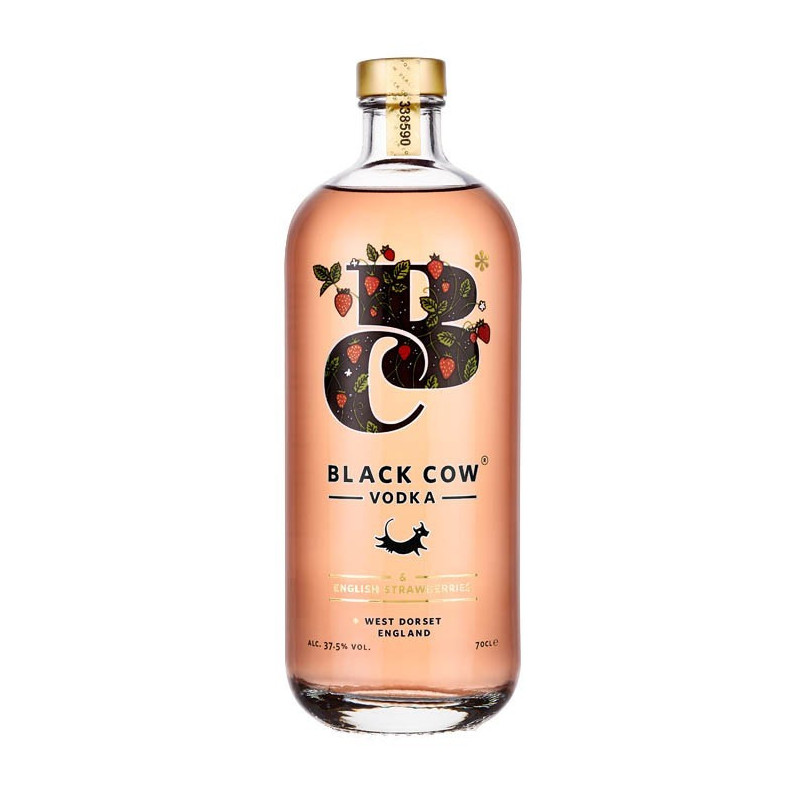 Black Cow Vodka & English Strawberries wódka whisky szampan wina rumy alkohole bielsko