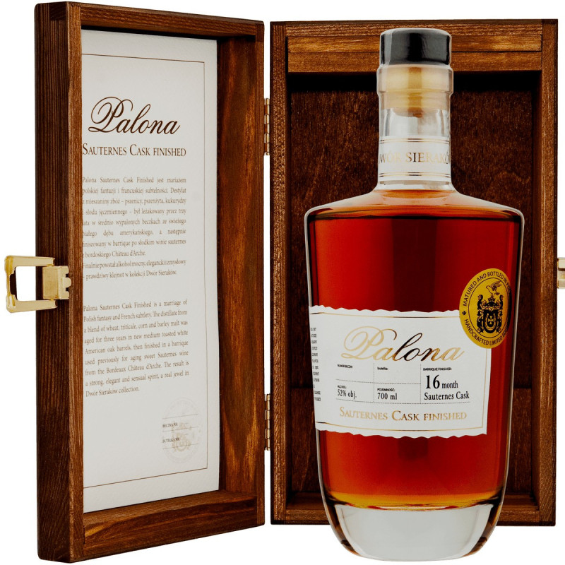 Dwór Sieraków Wódka Palona Sauternes Cask Finished | Świat Konesera