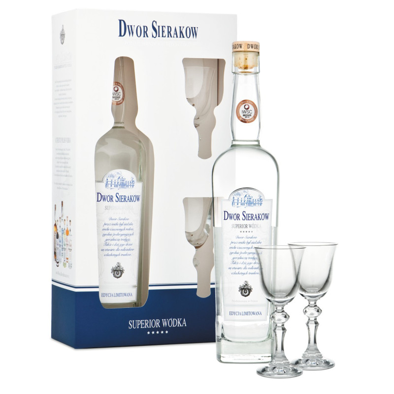 Dwór Sieraków Superior 0,7l kieliszki