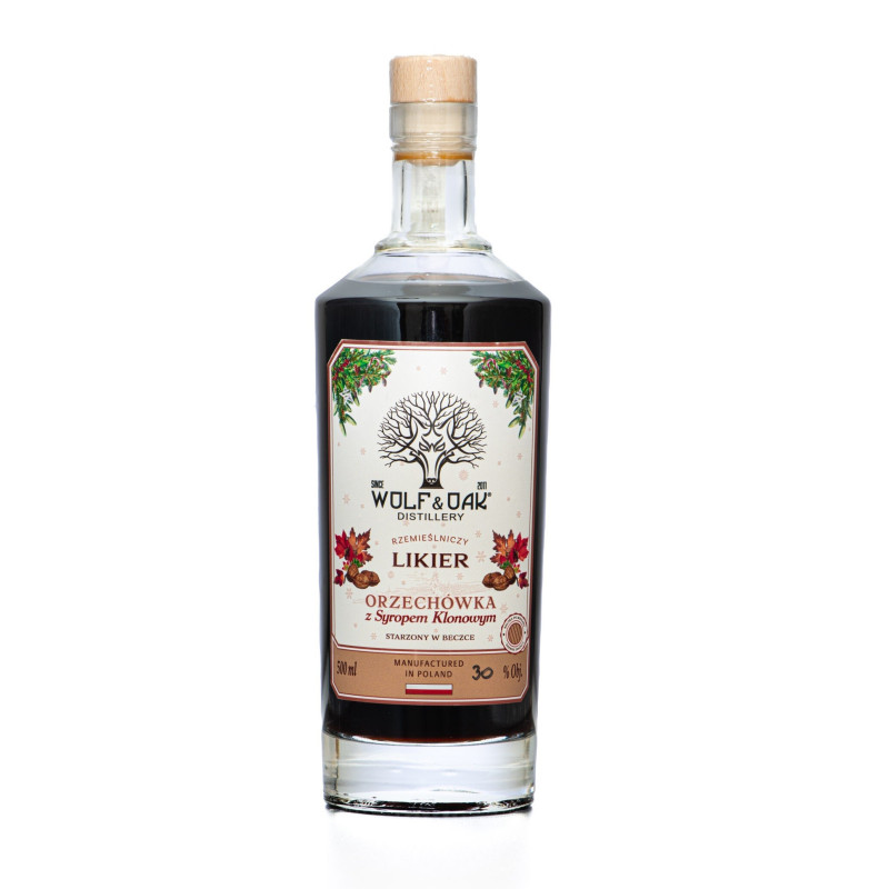 Wolf & Oak Likier Orzechowy z Syropem Klonowym