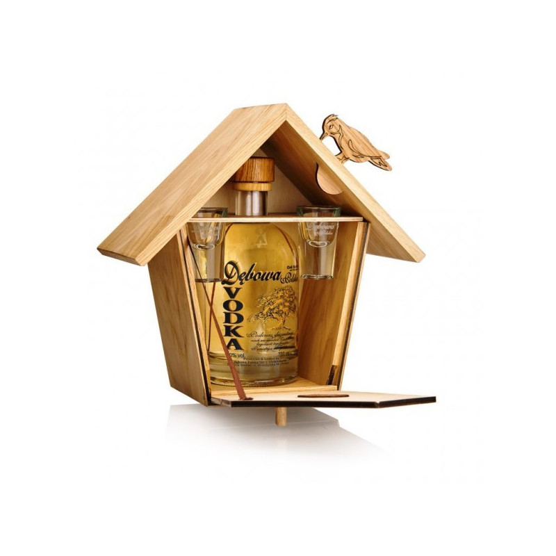 Dębowa Polska Budka dla Ptaków 0,7l