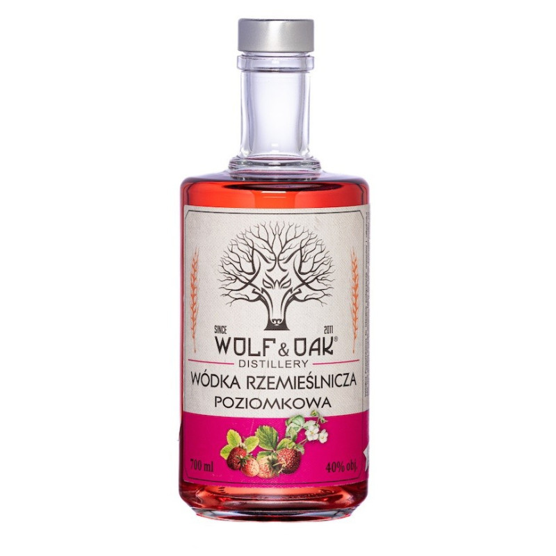 Wolf & Oak Wódka Rzemieślnicza Poziomkowa