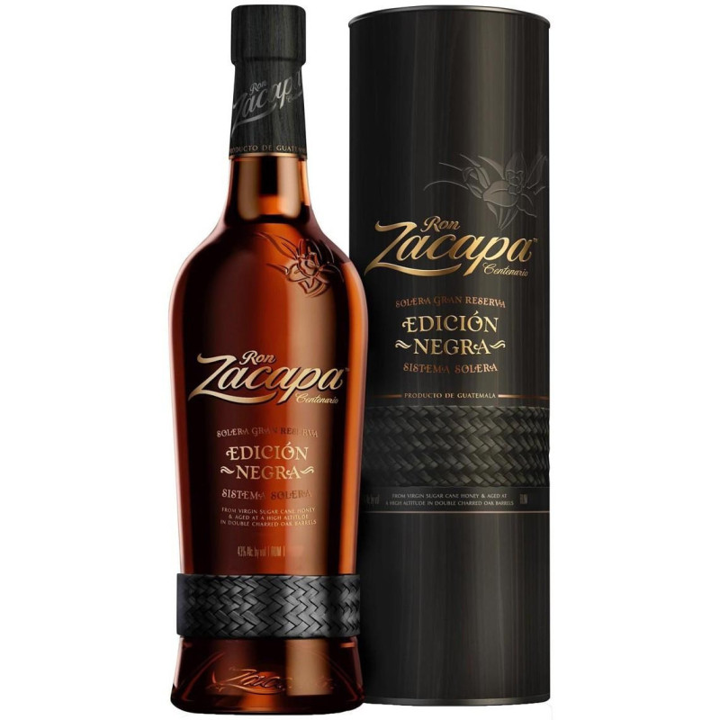Zacapa Edicion Negra Sistema Solera
