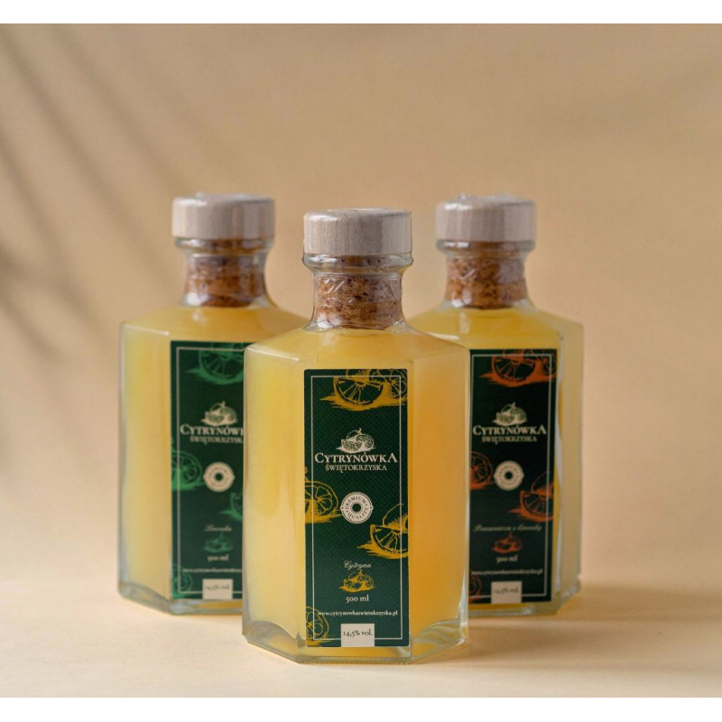 Cytrynówka Świętokrzyska Zestaw 3x0,5l