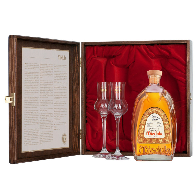 Miodula Prezydencka kieliszki