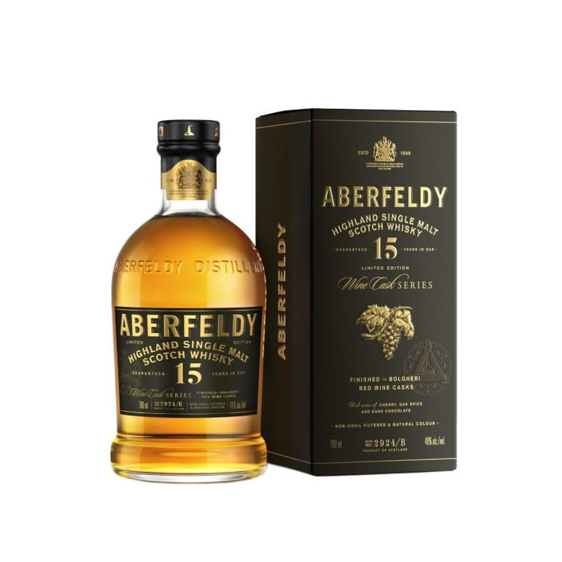 Aberfeldy 15YO Bolgheri Red Wine Cask Finish – whisky single malt | Świat Konesera